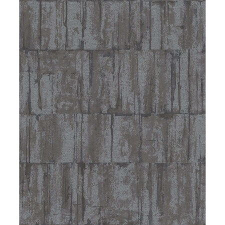 Manhattan Comfort Lakewood Buck Black Horizontal 33 ft L X 209 in W Wallpaper BR4096-560343